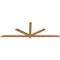 Ekena Millwork Kennewick Timber Gable Bracket, Western Red Cedar, 96"W x 32"H x 1 1/2"D x 3 1/2"F, 8/12 Pitch GBW096X32X0204KEN00SWR - alternate 2